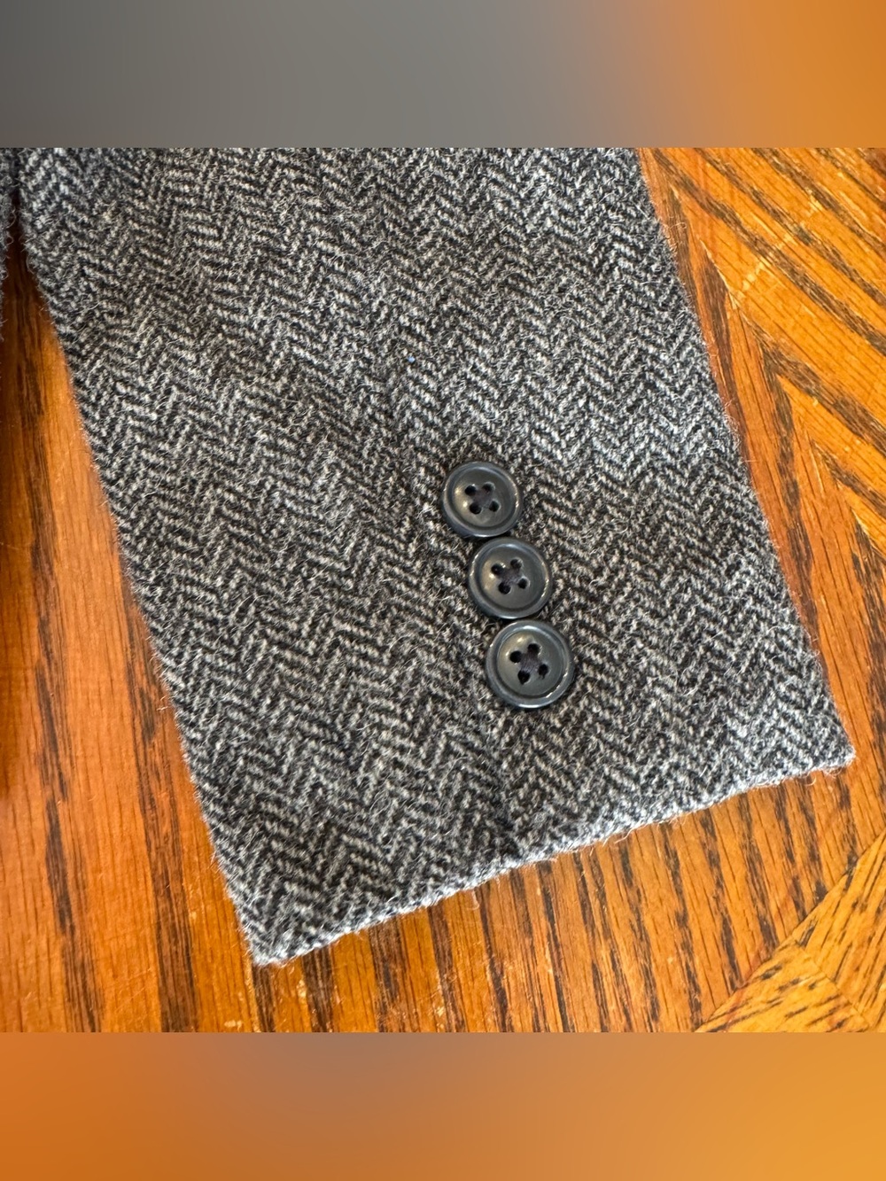 Janie and Jack boys wool gray blazer sz 6 - Picture 7 of 7